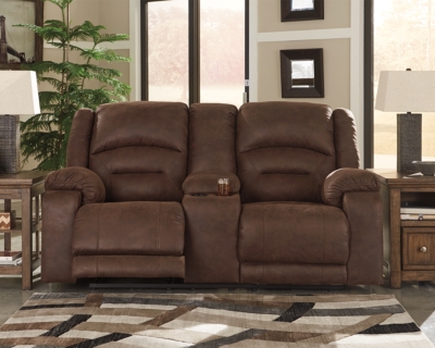 Carrarse power store reclining sofa