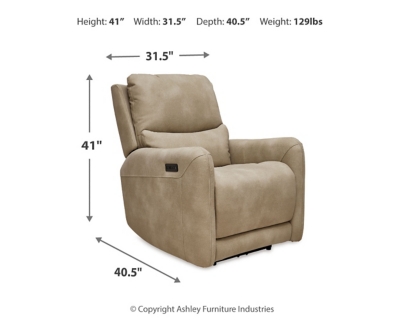 Next-Gen DuraPella Power Recliner, Sand, large