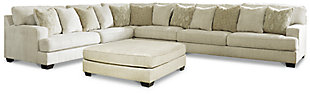 Rawcliffe 4-Piece Sectional with Ottoman, , large