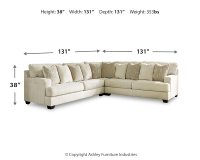 Rawcliffe 3-Piece Sectional, , large