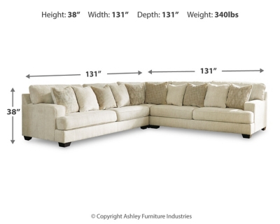 Rawcliffe 3-Piece Sectional, , large