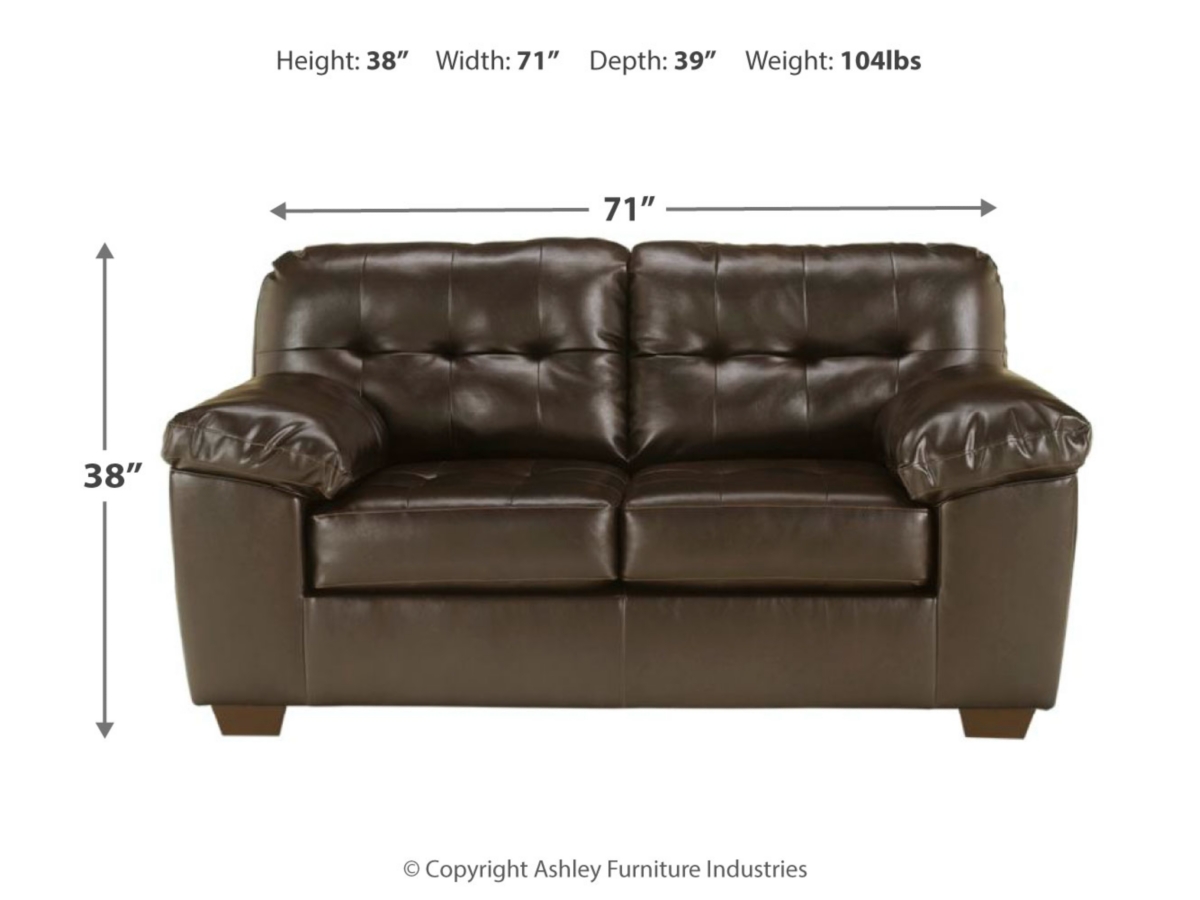 Ashley alliston loveseat discount