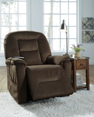 Samir Power Lift Recliner, Coffee