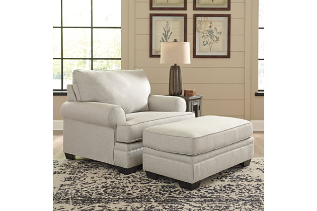Antonlini Oversized Chair Ashley, Large Accent Chair With Ottoman