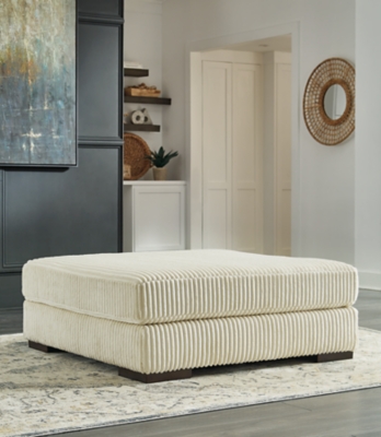 2110408 Lindyn Oversized Accent Ottoman, Ivory sku 2110408