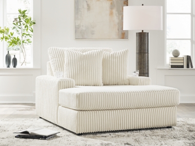 Lindyn Chaise, Ivory, rollover