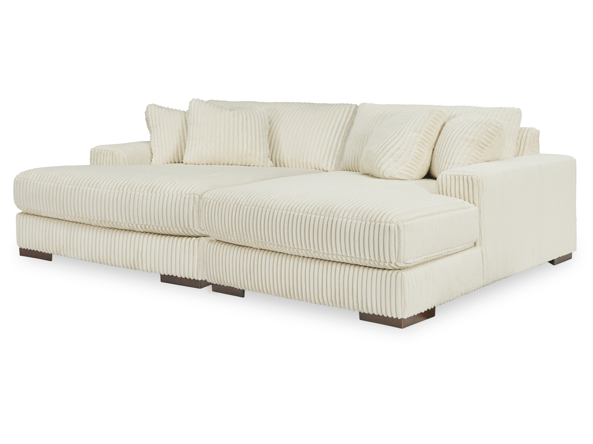 Image 1 of Lindyn 2-Piece Modular Super Chaise-mega chaise 
