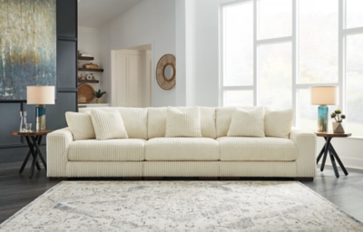 Lindyn 3-Piece Sectional Sofa, Ivory, rollover