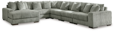 21105S8 Lindyn 6-Piece Modular Sectional with Chaise, Fog sku 21105S8