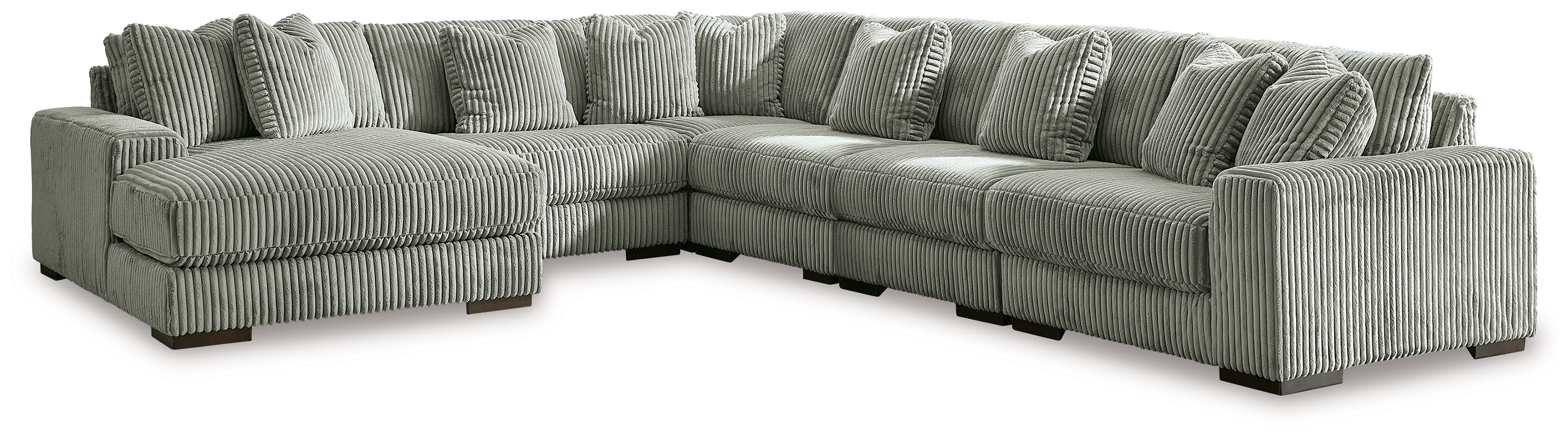 Lindyn 6Piece Sectional with Chaise Furniture Galaxy
