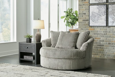 Oversized deals gray chair