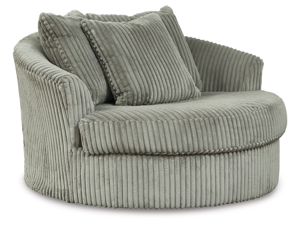 Ashley oversized swivel deals chair