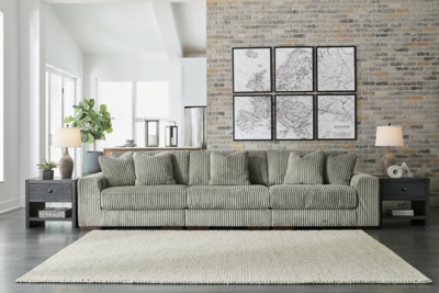 Lindyn 3-Piece Sectional Sofa, Fog, rollover