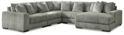 Lindyn 5-Piece Modular Sectional with Chaise, Fog