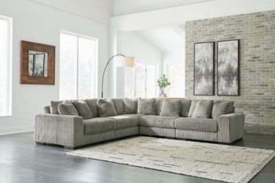 APK-21105-5P Lindyn 5-Piece Modular Sectional, Fog sku APK-21105-5P