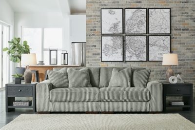 Lindyn 2-Piece Modular Loveseat, Fog