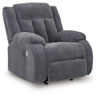 Greely Bend Power Recliner, Steel, large