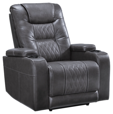 Composer Power Recliner, Gray, large