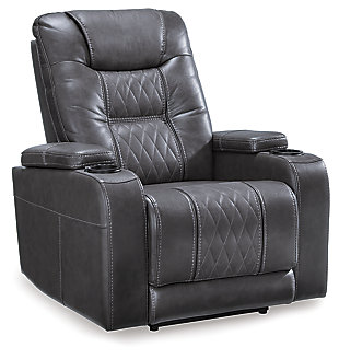 Composer Power Recliner, Gray, large