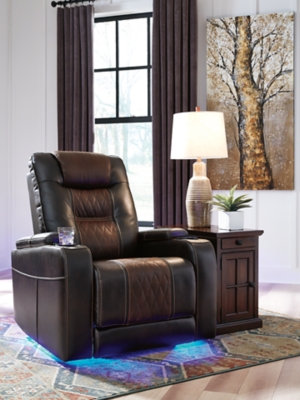 Composer Dual Power Recliner, Brown