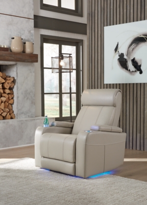 Screen Time Power Recliner, Stone