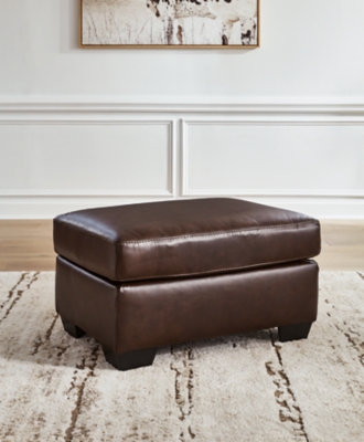 Santorine Ottoman, Dark Brown, large