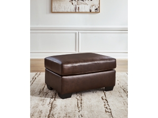 Santorine Leather Ottoman