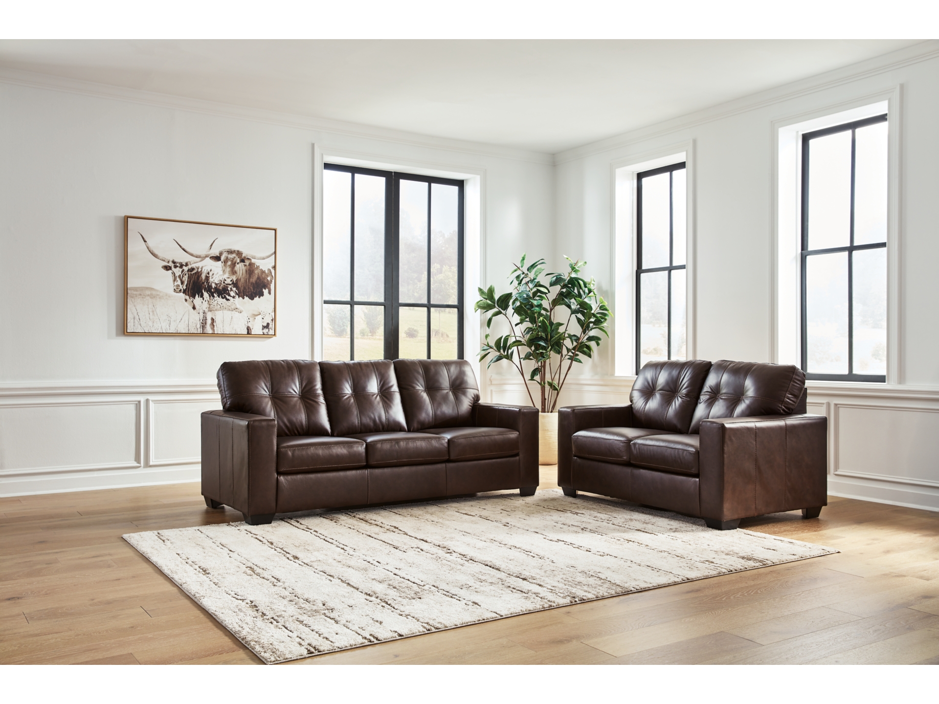 Santorine living group Dark Brown 