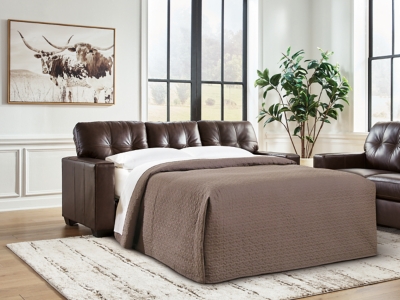 Santorine Queen Sofa Sleeper, Dark Brown, rollover