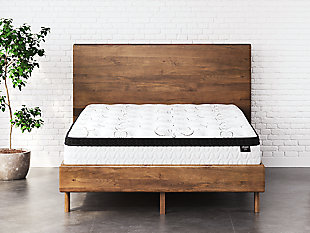 Enjoy endless possibilities for restful sleep with this hybrid innerspring twin mattress. Feel the support of a truly traditional coil mattress which contours to your body for a comforting feel. High density foam provides the firmness you love. Gel memory foam provides restorative support for your lower back. Plus, this mattress arrives in a box for quick and easy setup. Simply bring it to your room, remove the plastic wrap, and unroll. Foundation/box spring available, sold separately.Comfort level: ultra plush | .75" high density gel memory foam lumbar support | 1.5" high density super soft quilt foam | 1" upholstery grade comfort support foam | 2 perimeter rows of 9" 13-gauge pocketed coils | Individual power packed wrapped coils | 10-year non-prorated warranty, CertiPur-US certified, adjustable base compatible | Foundation/box spring available, sold separately | State recycling fee may apply | Note: Purchasing mattress and foundation from two different brands may void warranty; check warranty for details | Mattress ships in a box; please allow 48 hours for your mattress to fully expand after opening