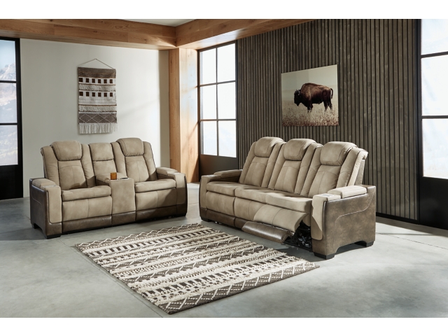 Next-Gen Durapella Performance Fabric Dual Power Reclining Sofa