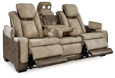 Next-Gen DuraPella Power Reclining Sofa, Sand, large