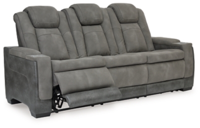 Next-Gen DuraPella Power Reclining Sofa, Slate, large