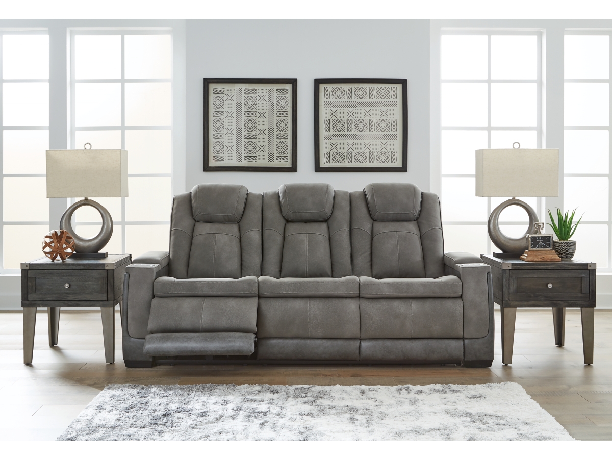 Laura Ashley ソファ Tip-Off Dual Power Reclining Sofa | Ashley