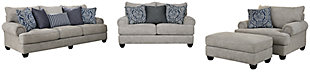 Morren Sofa, Loveseat, Chair and Ottoman, , large