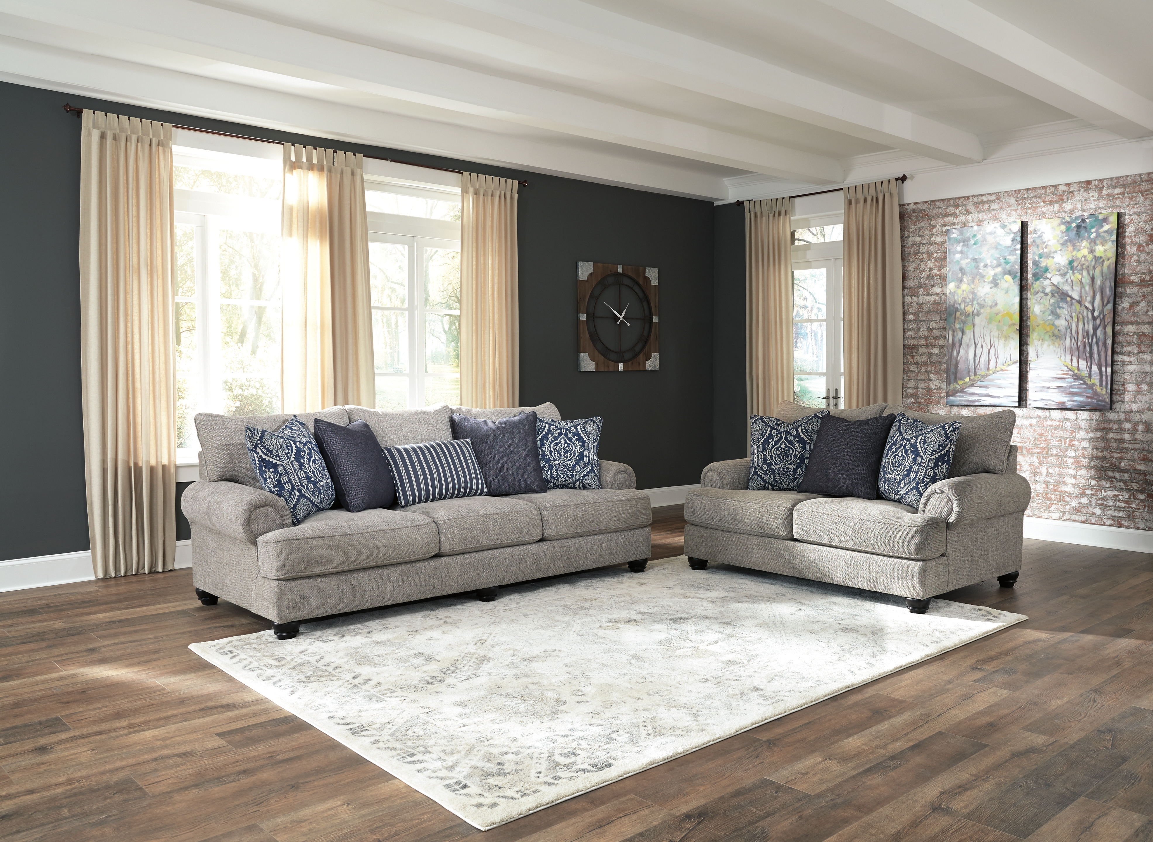 Morren sofa store and loveseat