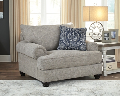 Ashley furniture oversized chair and online ottoman