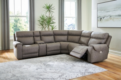 Modular reclining sectional discount sofa