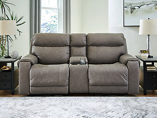 Starbot 3-Piece Power Reclining Sectional Loveseat with Console, , rollover