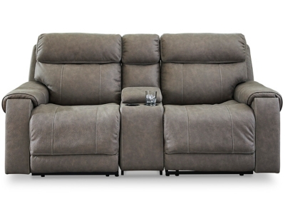 Starbot 2 Seater Power Reclining Loveseat With Console and USB Port
