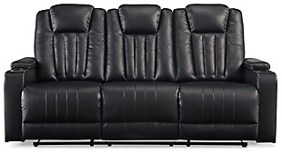 Center Point Reclining Sofa with Drop Down Table, , large