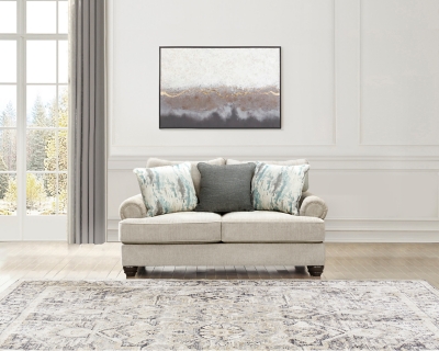Akinlane Loveseat - Pewter