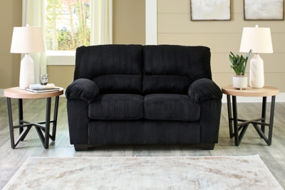 2420435 SimpleJoy Loveseat, Onyx sku 2420435