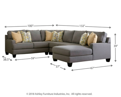 Chamberly 4 Piece Sectional With Chaise Ashley Furniture Homestore