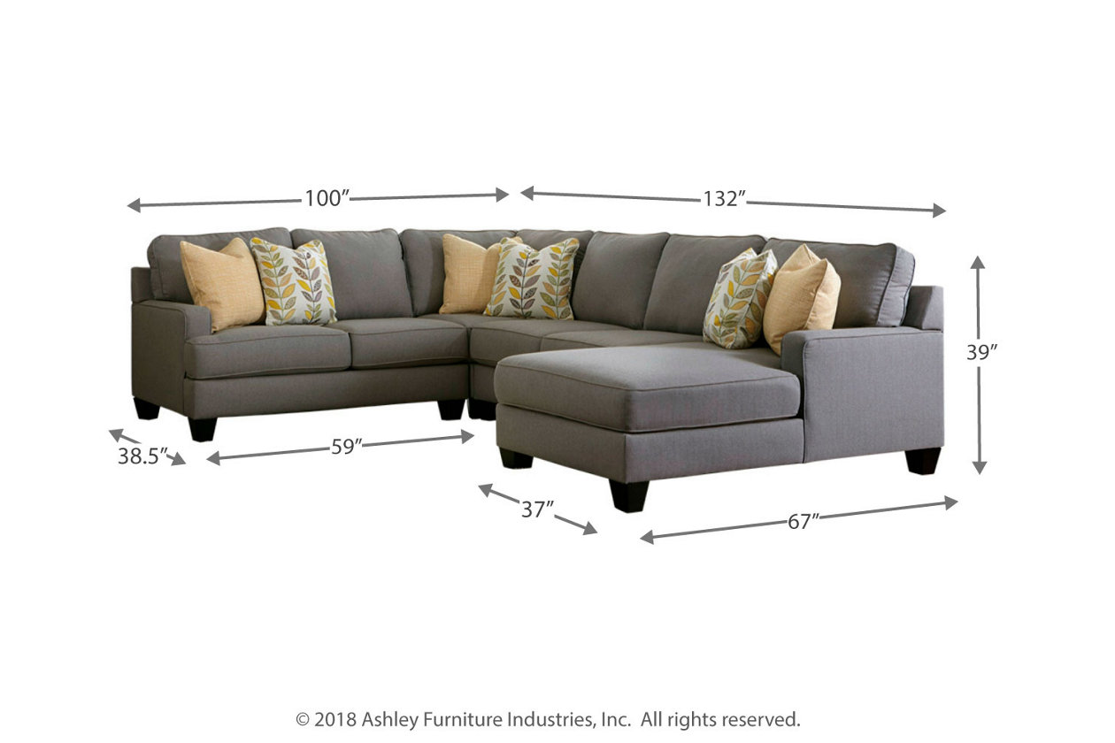 Chamberly 4 Piece Sectional With Chaise Ashley Furniture Homestore
