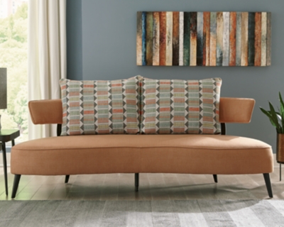 Hollyann RTA Sofa, Rust, large