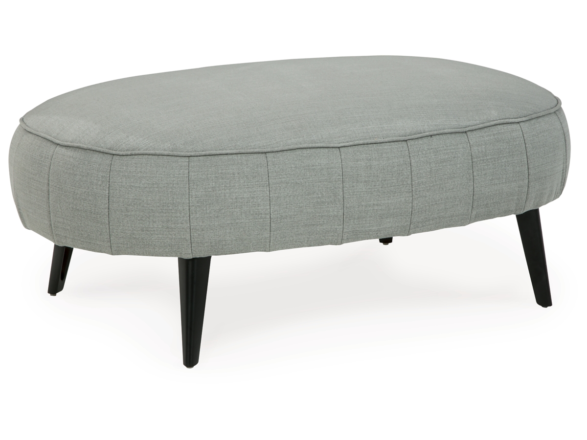 Hollyann Oversized Accent Ottoman - Gray