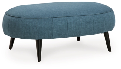 Hollyann Oversized Accent Ottoman, Blue, large