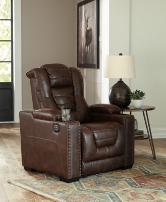 2450513 Owners Box Dual Power Recliner, Thyme sku 2450513