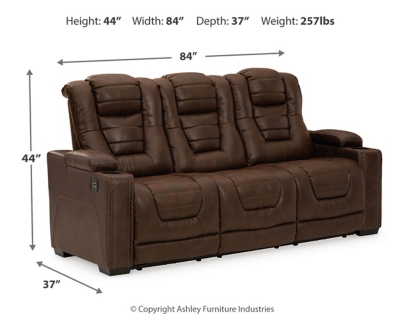 Owner's Box Power Reclining Sofa, , large